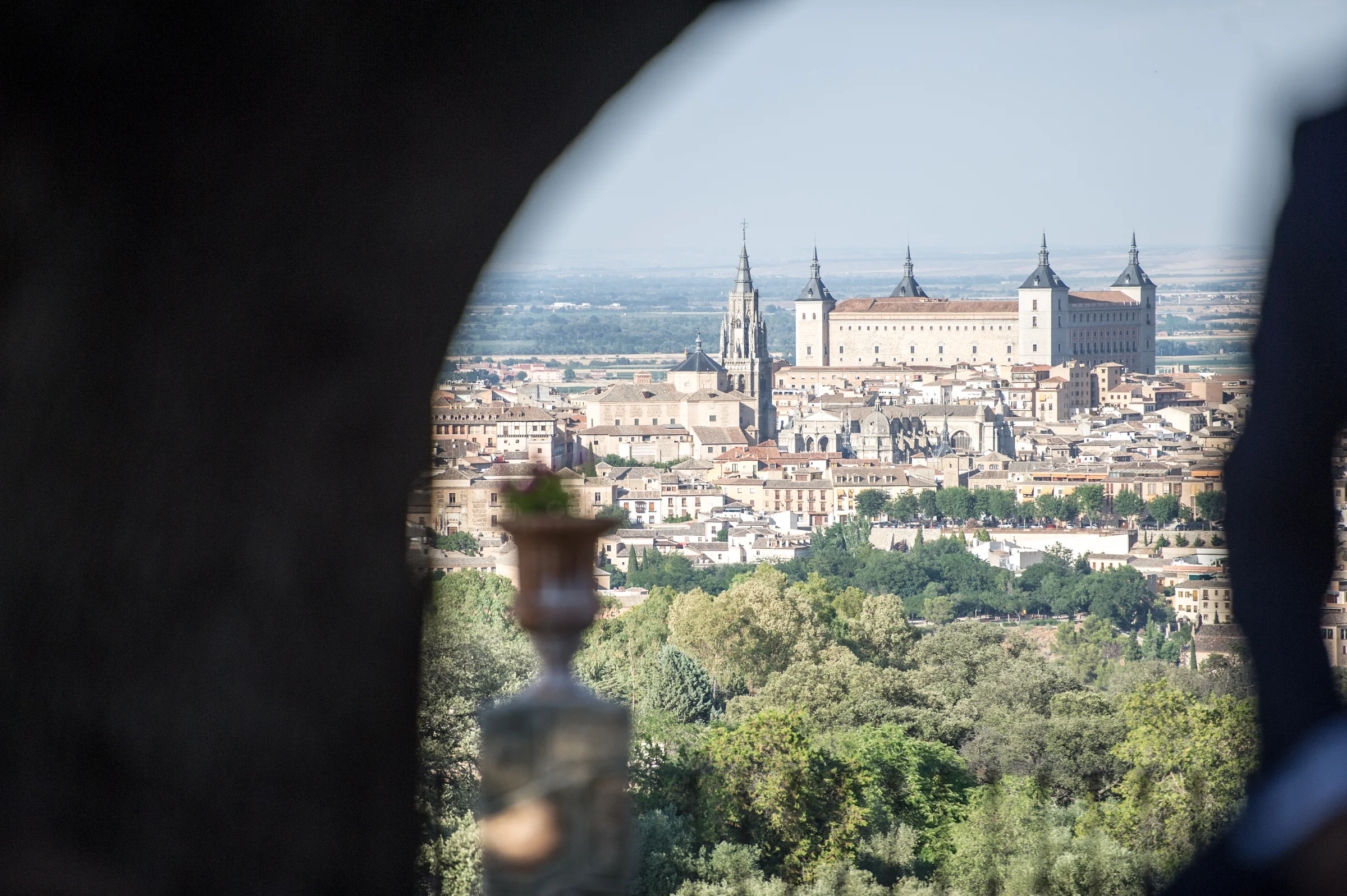 Vista panorámica de Toledo desde Cigarral de las Mercedes.